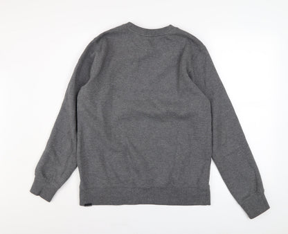 Mens UK Size S Volcom Grey Pullover Sweatshirt