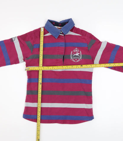 Womens UK Size XS Tottie Multicoloured Basic Polo