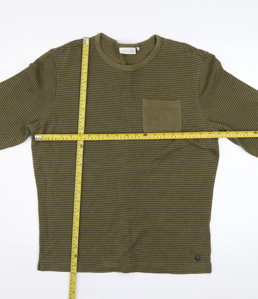 Mens UK Size M Casual Friday Green Pullover Sweatshirt