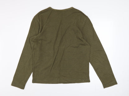 Mens UK Size M Casual Friday Green Pullover Sweatshirt