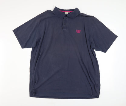 Cotton Traders Men's Blue 3XL Polo Shirt 100% Cotton Casual