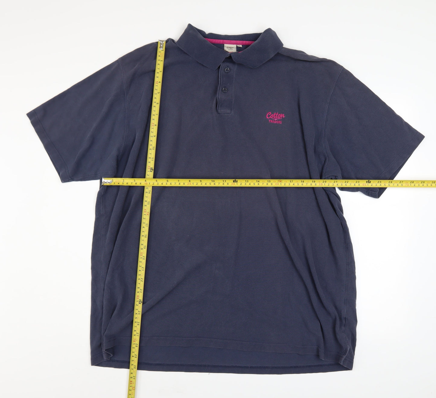 Cotton Traders Men's Blue 3XL Polo Shirt 100% Cotton Casual