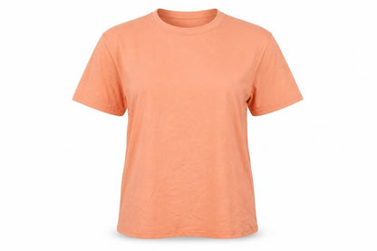 ASOS Women Orange Cotton Graphic T-Shirt Size 8