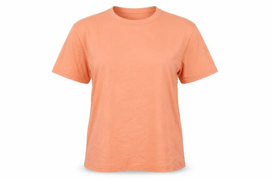 ASOS Women Orange Cotton Graphic T-Shirt Size 8