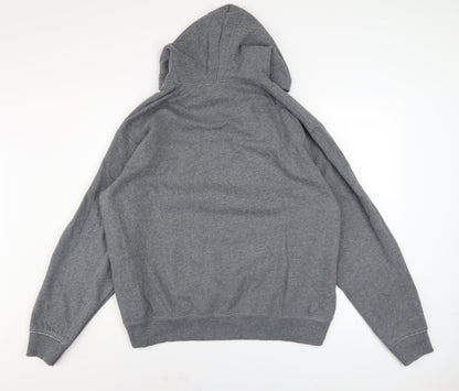 Mens UK Size 2XL Easy Grey Pullover Hoodie