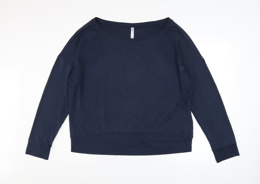 Womens UK Size L Fabletics Blue Pullover Sweatshirt