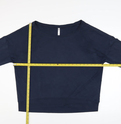 Womens UK Size L Fabletics Blue Pullover Sweatshirt