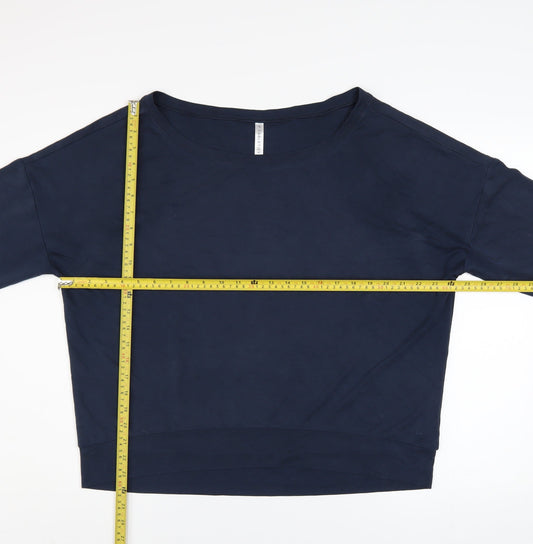 Womens UK Size L Fabletics Blue Pullover Sweatshirt