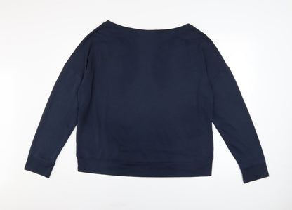 Womens UK Size L Fabletics Blue Pullover Sweatshirt