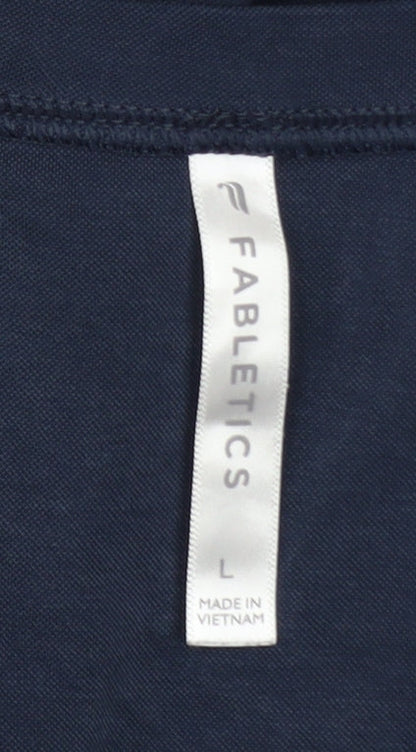 Womens UK Size L Fabletics Blue Pullover Sweatshirt