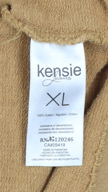 Womens UK Size XL Kensie Jeans Brown Basic Jacket