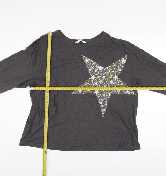 Womens UK Size XL Marks and Spencer Grey Pullover Sweatshirt