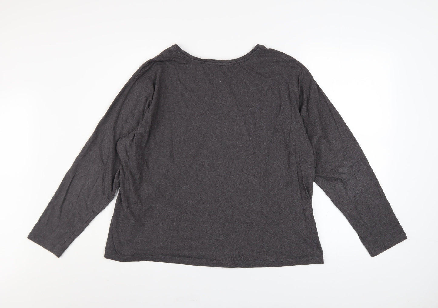Womens UK Size XL Marks and Spencer Grey Pullover Sweatshirt