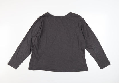 Womens UK Size XL Marks and Spencer Grey Pullover Sweatshirt