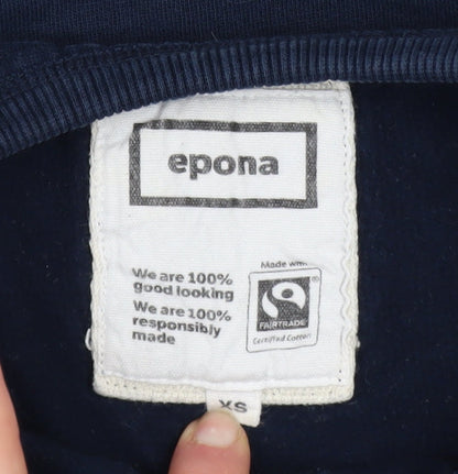 Womens UK Size XS Epona Blue Pullover Sweatshirt