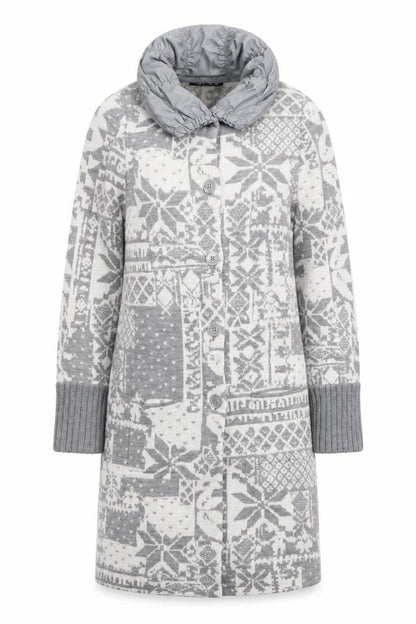 Womens UK Size 12 Betty Barclay Grey Overcoat