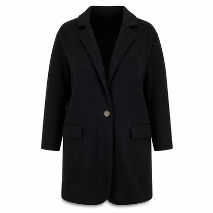 Next Women Black Coatigan UK 10 Regular Fit Mid-Length Classic