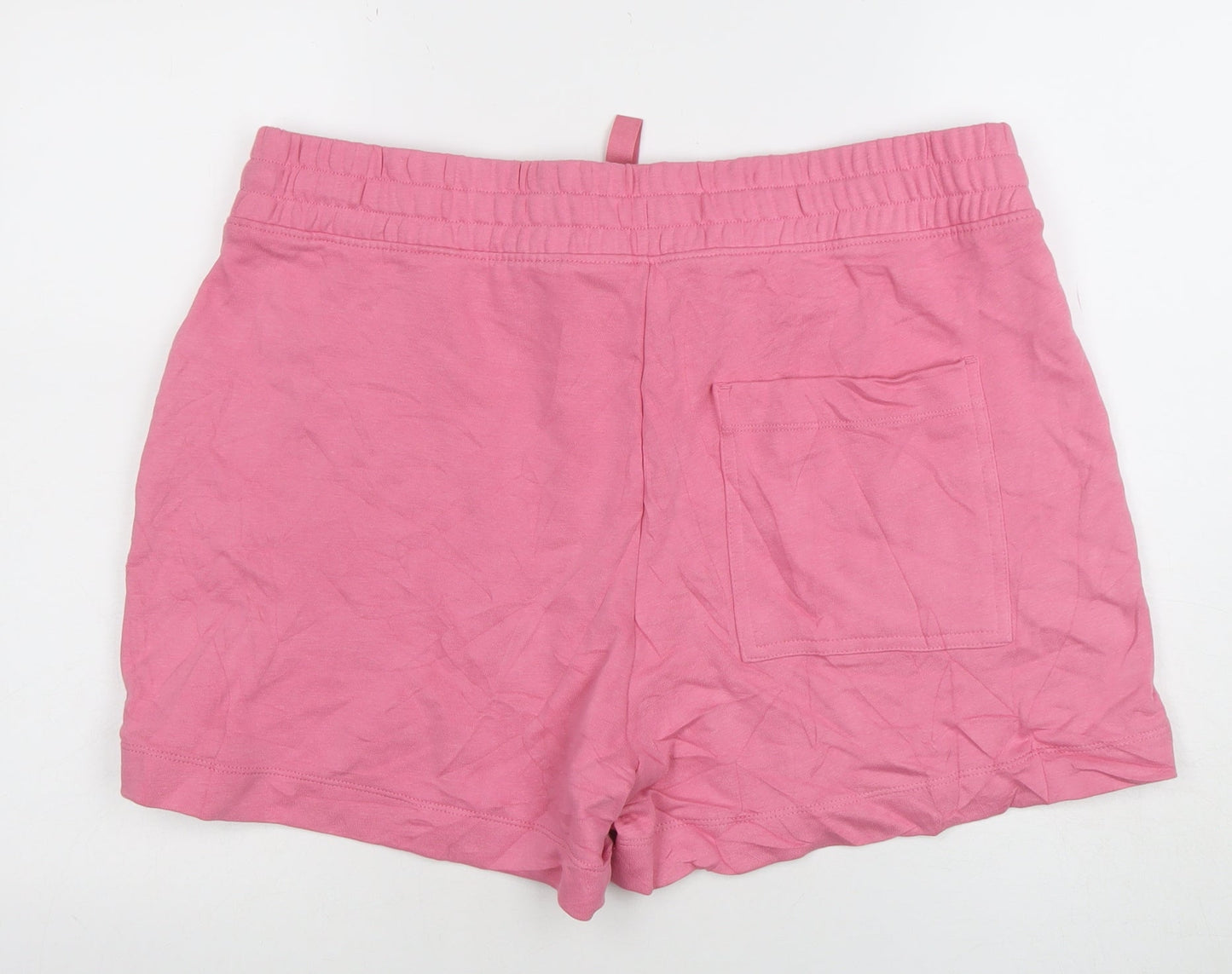 Marks and Spencer Women’s Pink Size 20 Sweat Shorts Cotton Blend