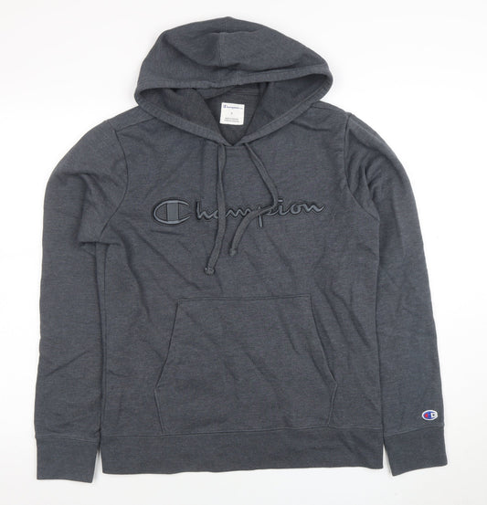 Mens UK Size S Champion Grey Pullover Hoodie