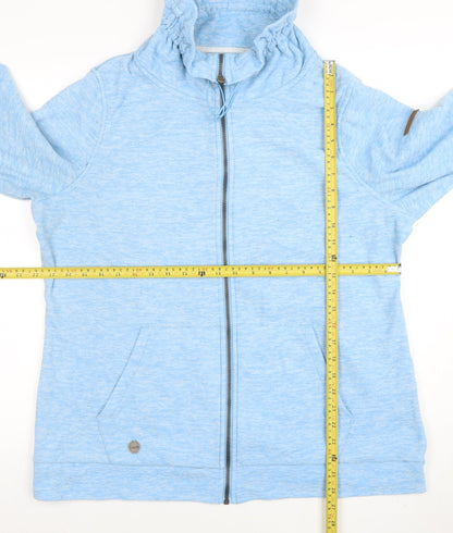 Regatta Women's Blue Full Zip Fleece Jacket UK 20 Outdoor Casual