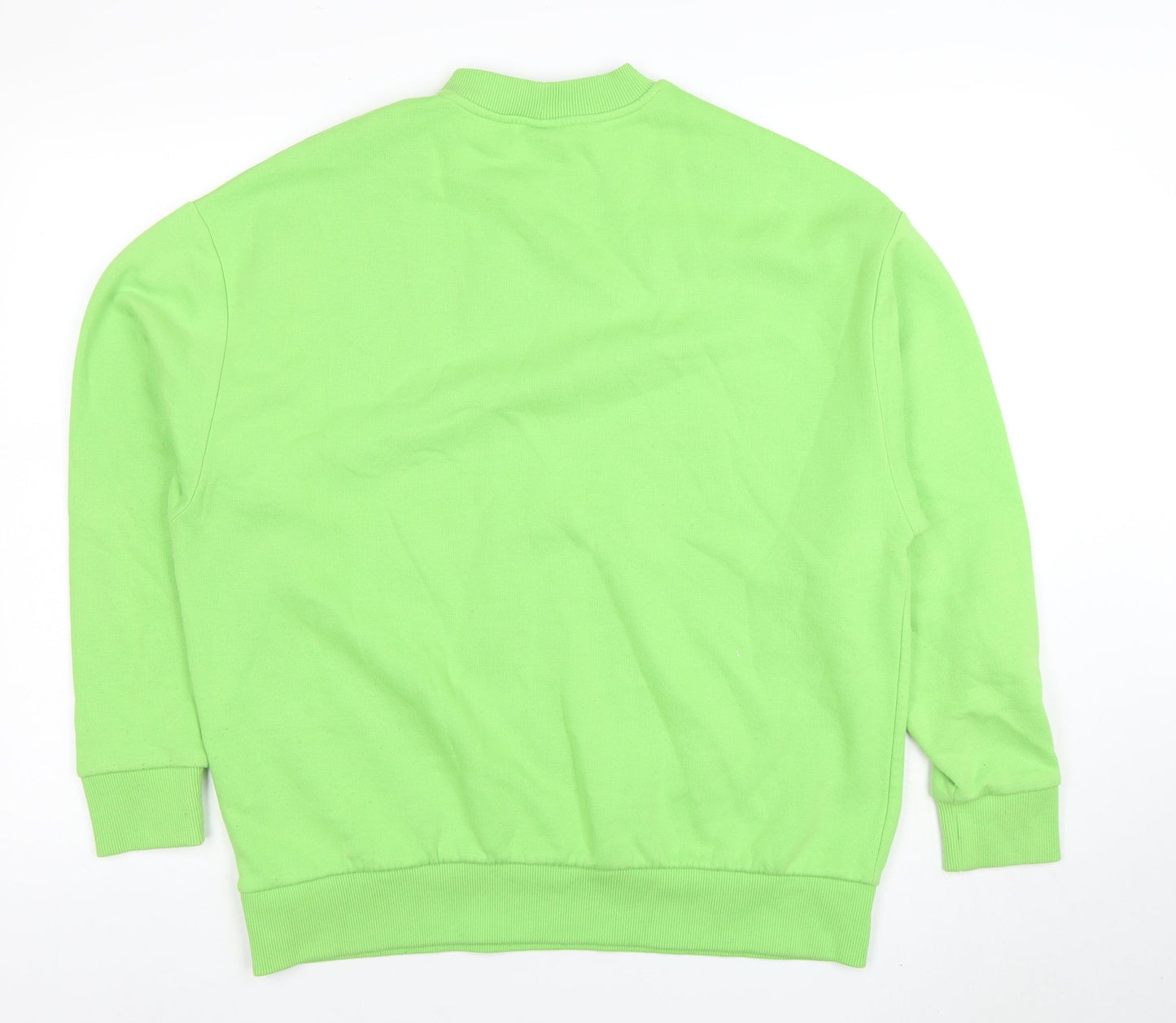 Womens UK Size 6 COLLUSION Green Pullover Sweatshirt