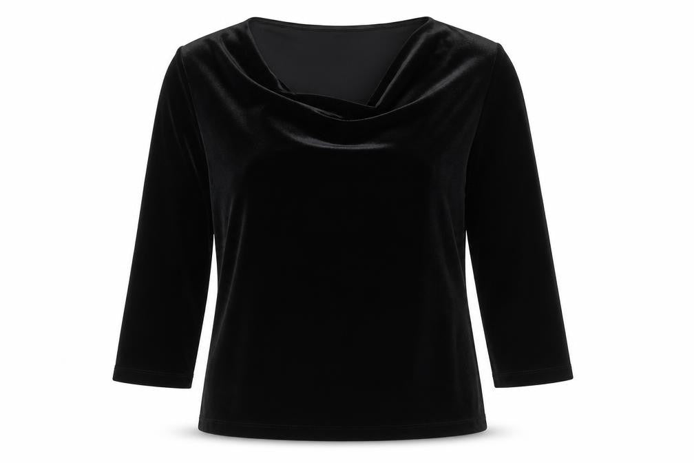 Womens UK Size 10 Marks and Spencer Black Basic Blouse