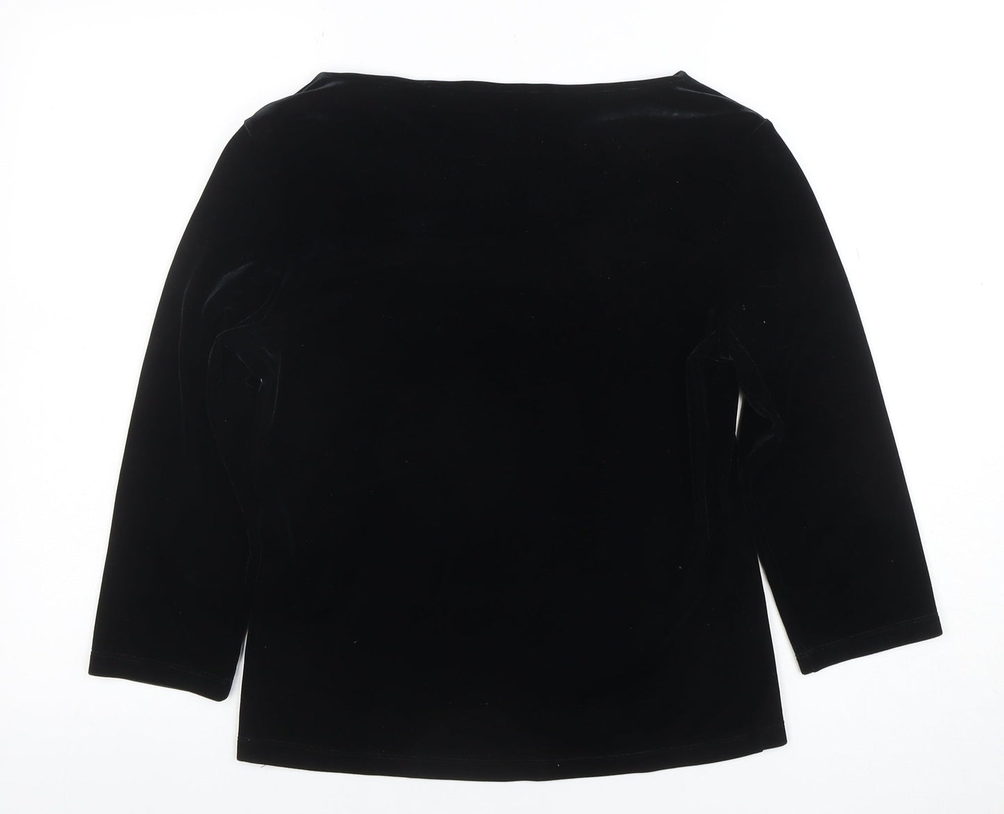 Womens UK Size 10 Marks and Spencer Black Basic Blouse
