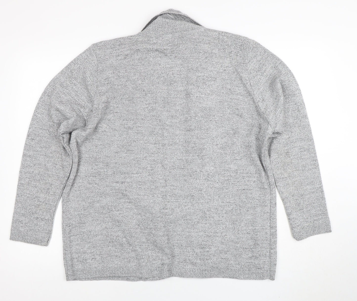 Womens UK Size 2XL ENVY US Grey Cardigan Jumper