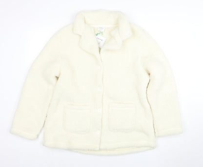 Womens UK Size L John Lewis Ivory Basic Jacket