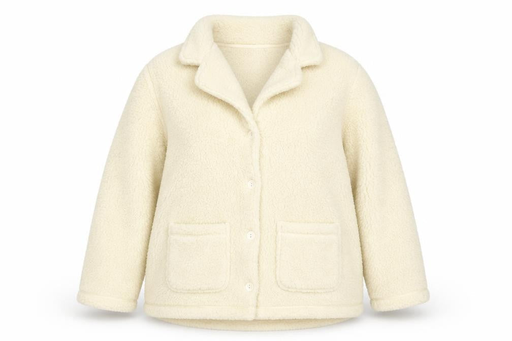 Womens UK Size L John Lewis Ivory Basic Jacket