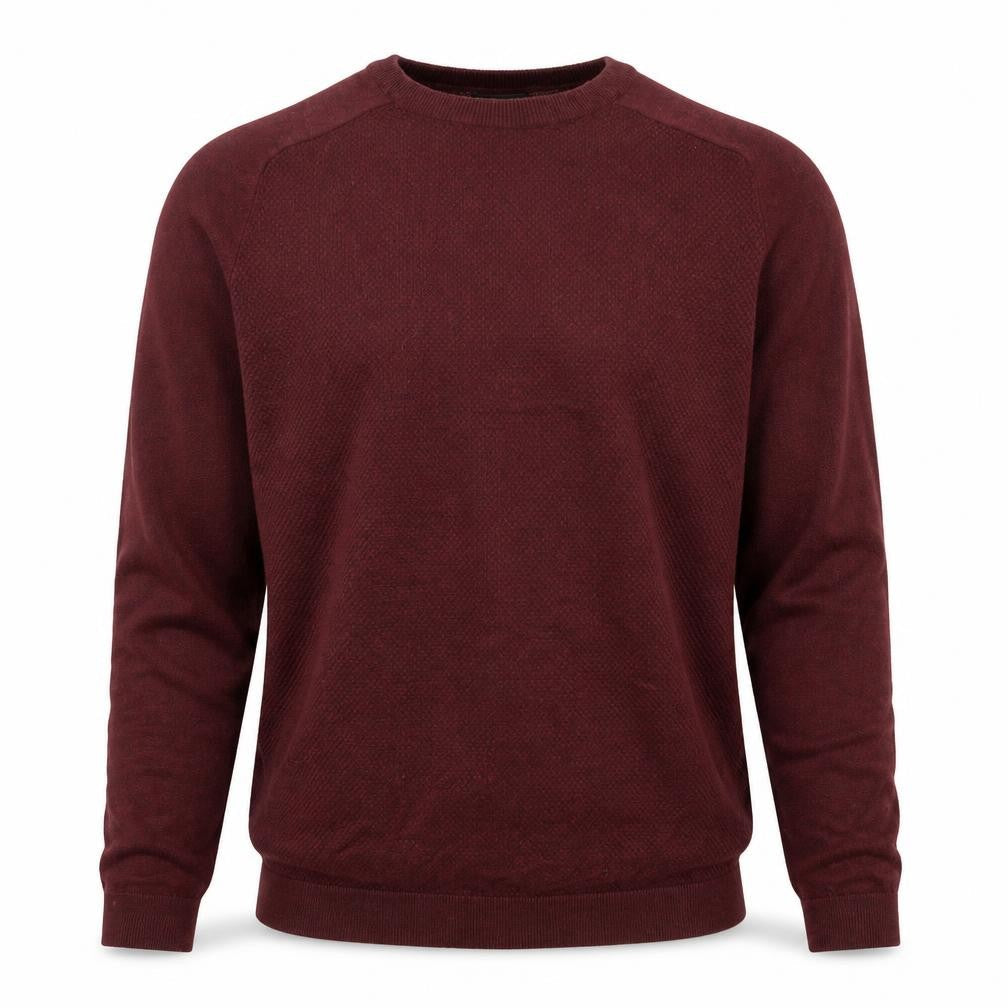 Next Men's Red Cotton Crew Neck Jumper Size M Regular Fit