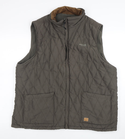 Mens UK Size 2XL Regatta Brown Quilted Coat