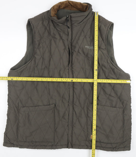 Mens UK Size 2XL Regatta Brown Quilted Coat