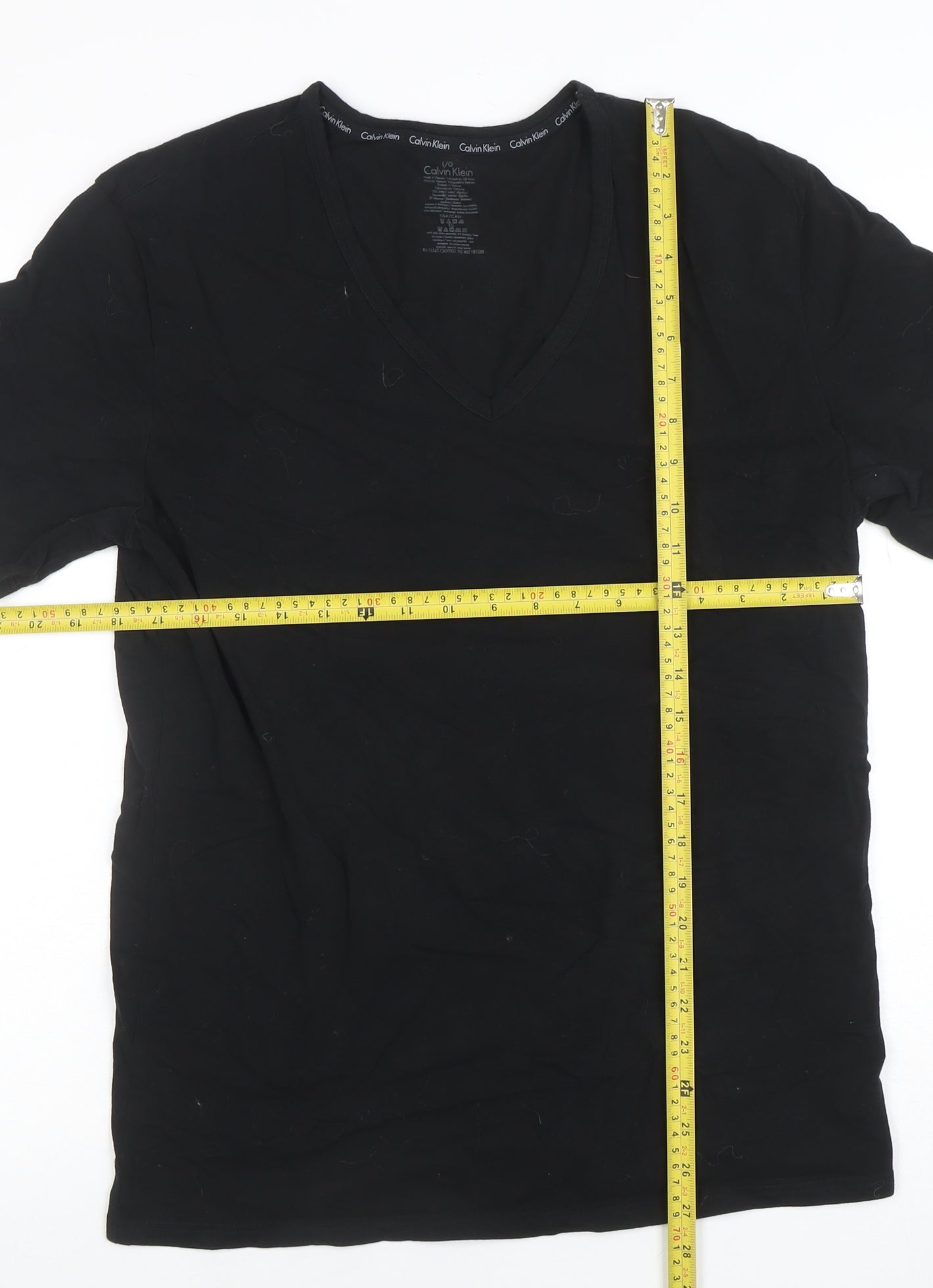Mens UK Size L Calvin Klein Black  T-Shirt