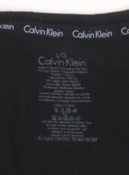 Mens UK Size L Calvin Klein Black  T-Shirt