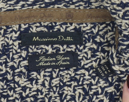 Womens UK Size 12 Massimo Dutti Beige Cardigan Jumper