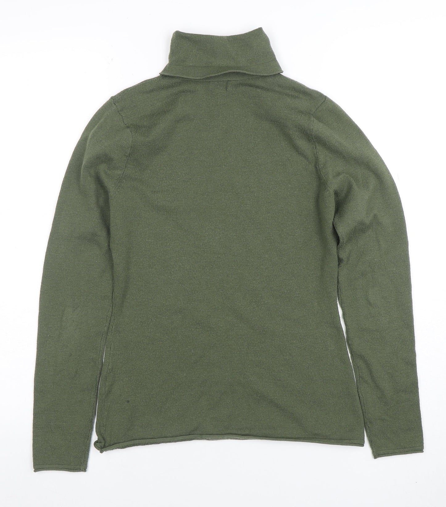 Womens UK Size 10 River Island Green Basic T-Shirt