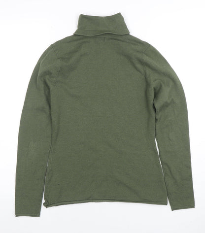 Womens UK Size 10 River Island Green Basic T-Shirt