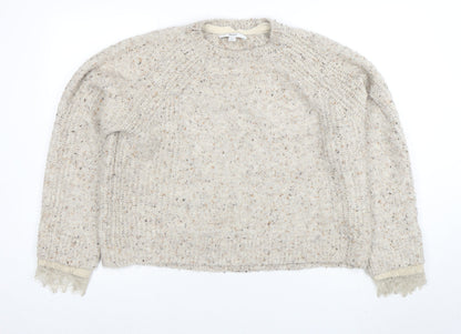 Womens UK Size L NEXT Beige Pullover Jumper