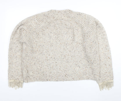 Womens UK Size L NEXT Beige Pullover Jumper