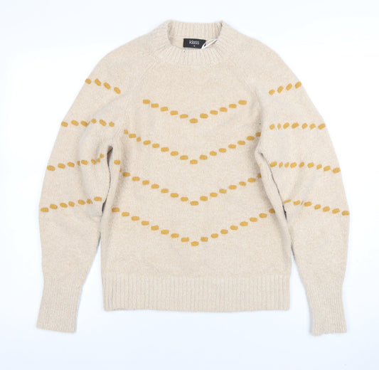 Womens UK Size M Klass Beige Pullover Jumper