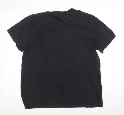 Adidas Men's Black XL Graphic Logo Sports T-Shirt