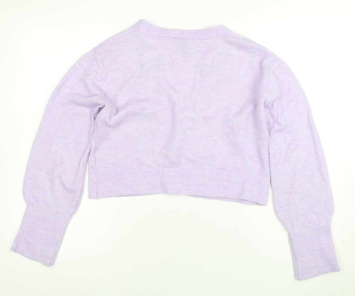 Womens UK Size 12 H&M Purple Cardigan Jumper