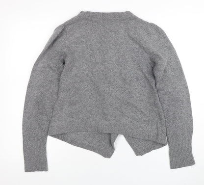 Esprit Women’s Grey Wool Blend Button Cardigan XL