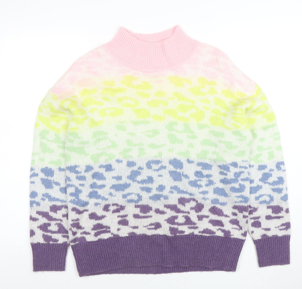 Womens UK Size S NEXT Multicoloured Pullover Jumper