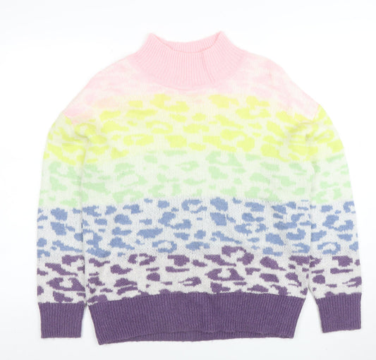 Womens UK Size S NEXT Multicoloured Pullover Jumper