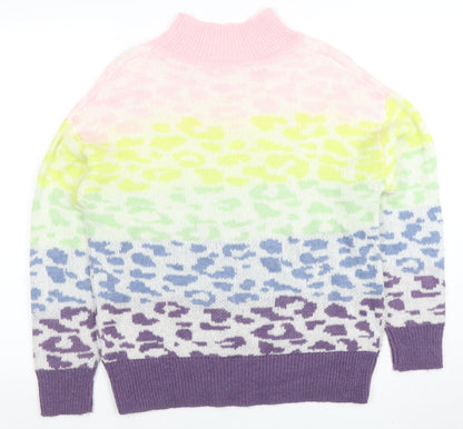 Womens UK Size S NEXT Multicoloured Pullover Jumper