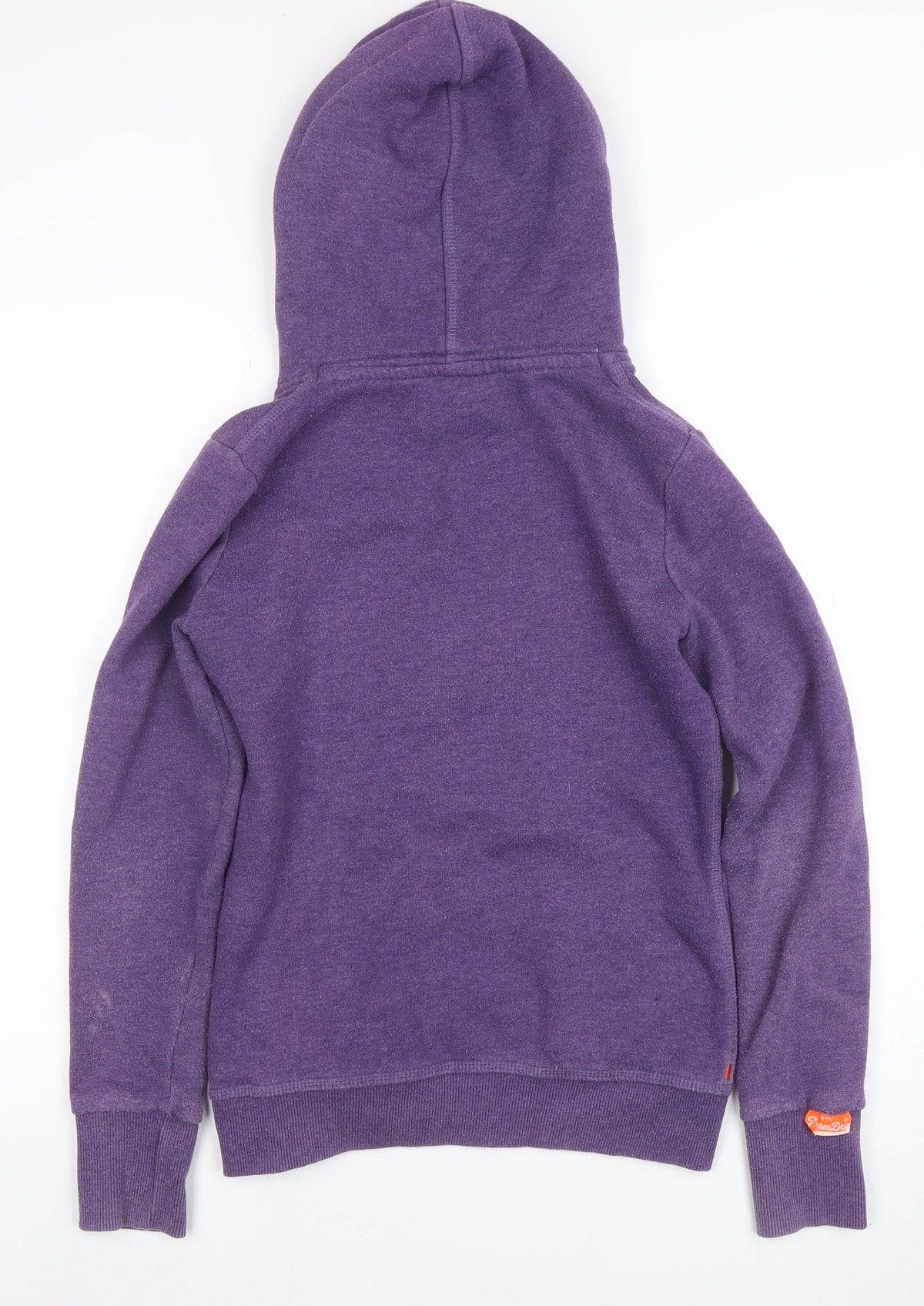 Womens UK Size S Superdry Purple Pullover Hoodie