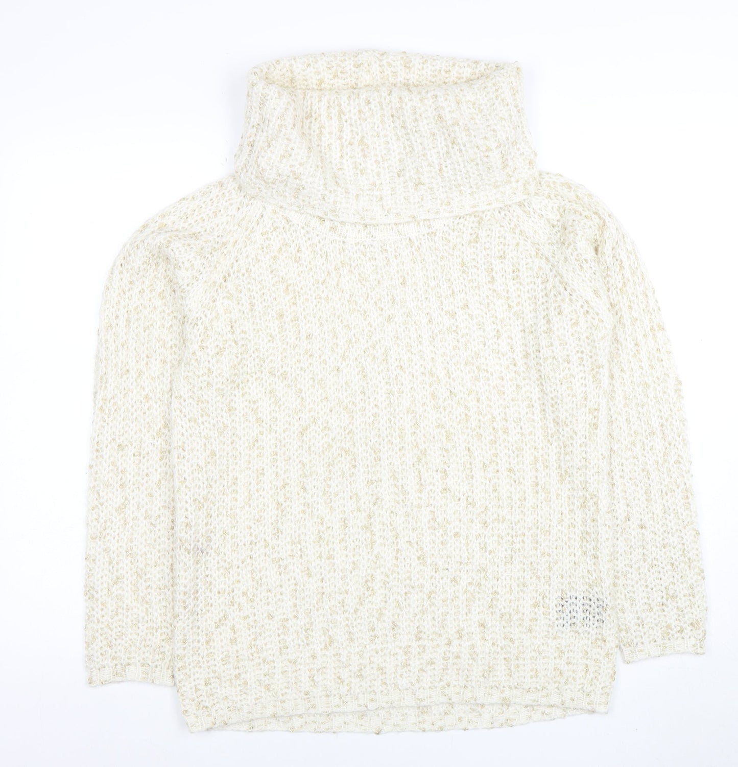 Womens UK Size M Anna Rose Ivory Pullover Jumper