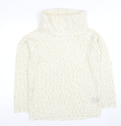 Womens UK Size M Anna Rose Ivory Pullover Jumper